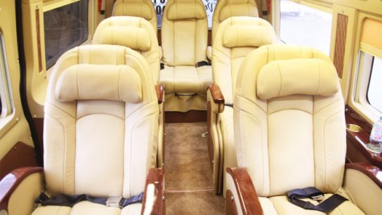Hanoi Sapa Luxury Van inside
